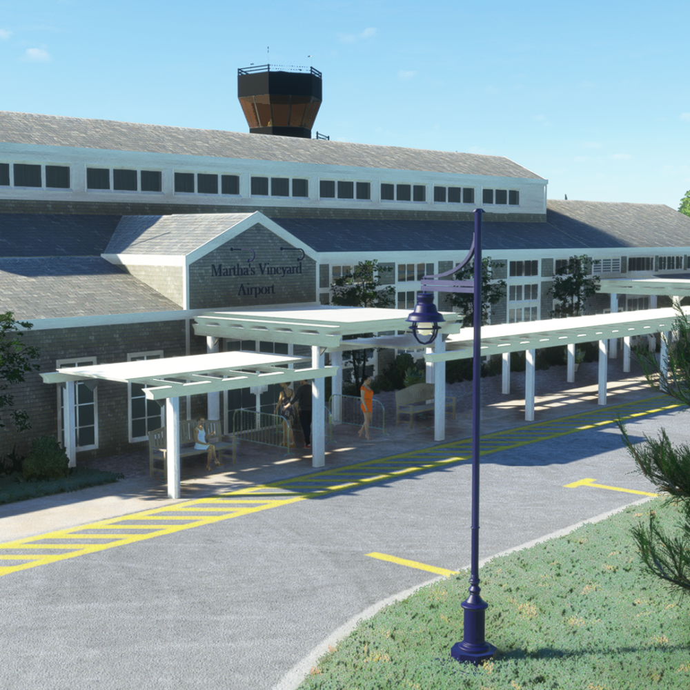 Martha's Vineyard Airport - Burning Blue Design