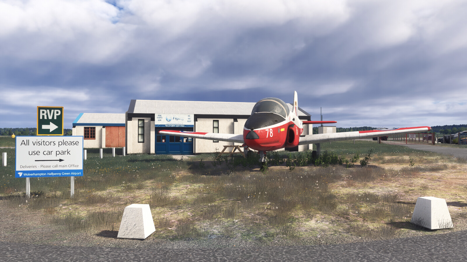 Wolverhampton Halfpenny Green Airport Burning Blue Design