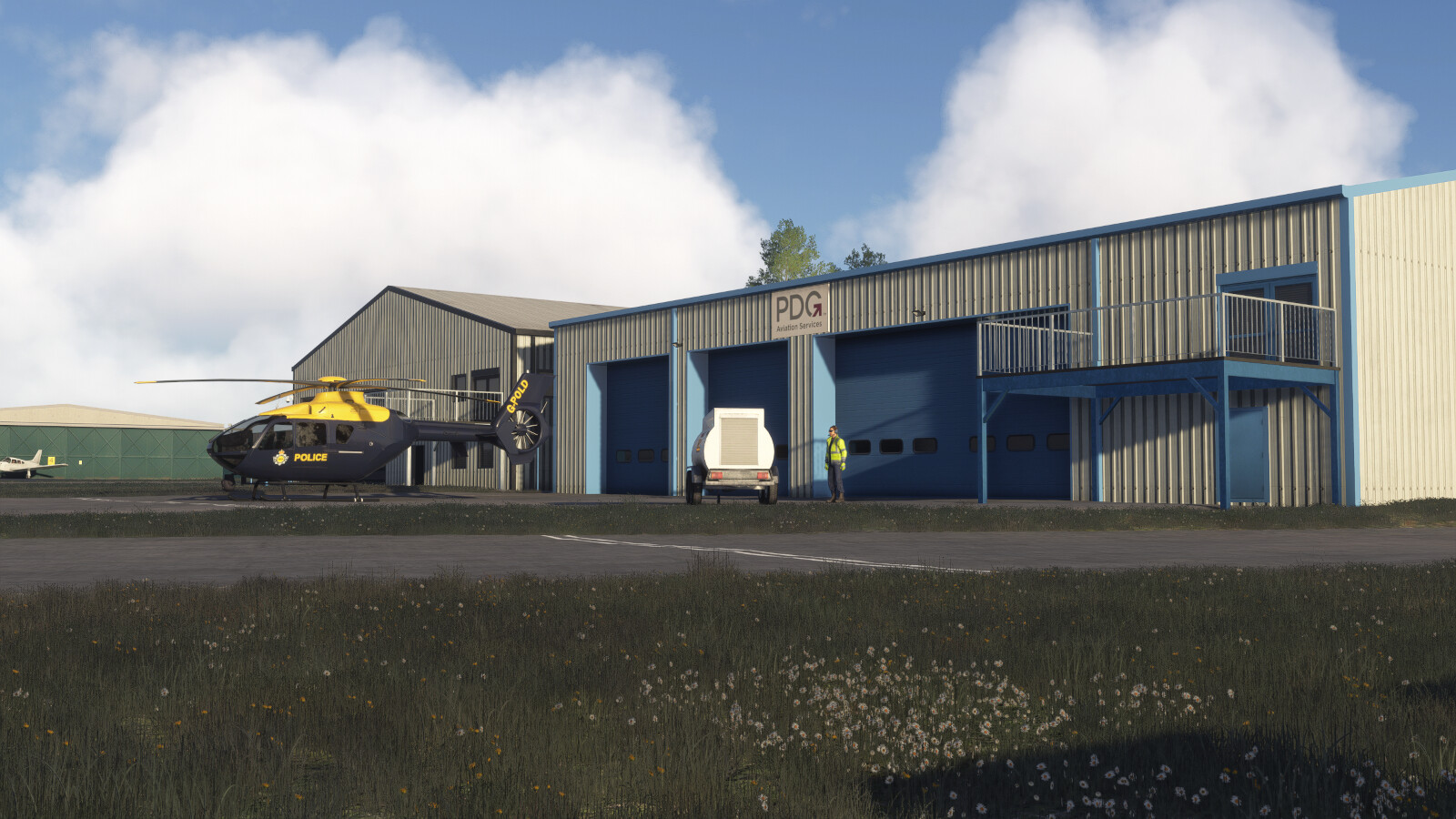 Wolverhampton Halfpenny Green Airport Burning Blue Design