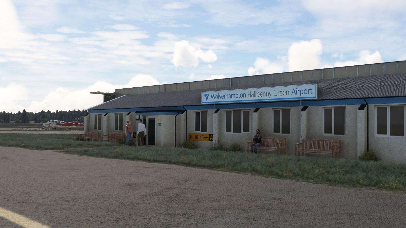 Wolverhampton Halfpenny Green Airport Burning Blue Design